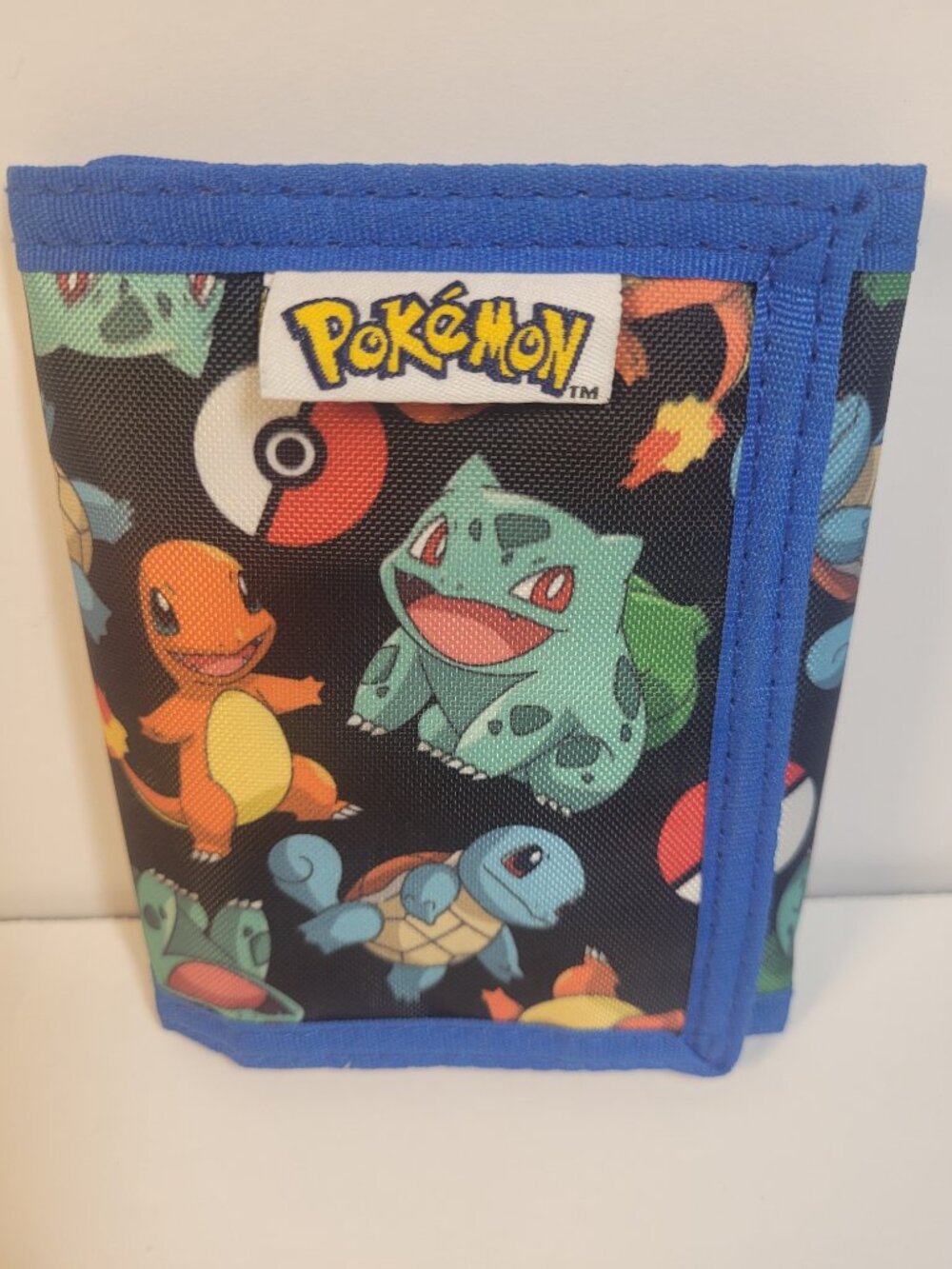 Pokemon Wallet Charmander, Bulbasaur, Squirtle 2022 Trifold Excellent Condition